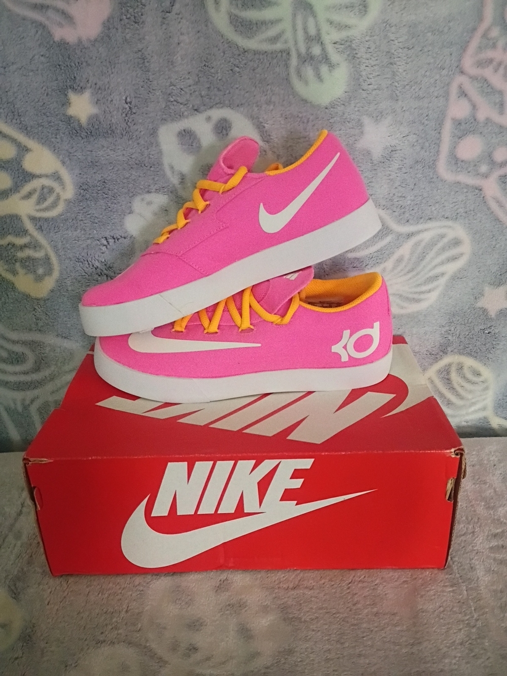Nike KD Vulc  "Pink Glow" - Size 5.5Y/7W.New Dead Stock (2014) Rare...$45